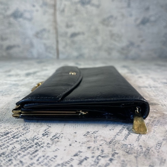 Vintage Bosca leather wallet, check book, coin purse - Picture 4 of 15